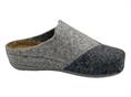 grunland ci1551 grigio ciabatta donna camera zeppa