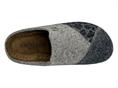 grunland ci1551 grigio ciabatta donna camera zeppa