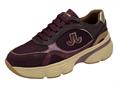 janet j-441 bordo sneakers pelle donna tessuto