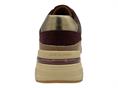 janet j-441 bordo sneakers pelle donna tessuto