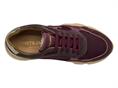 janet j-441 bordo sneakers pelle donna tessuto