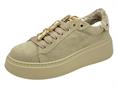 gio+ pia428 crema sneakers camoscio  donna platform