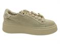 gio+ pia428 crema sneakers camoscio  donna platform