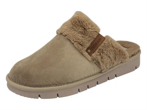 grunland ci3023 beige ciabatta  donna