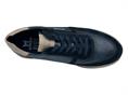 mephisto gilford blu scarpa pelle uomo cerniera