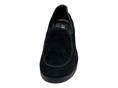melluso k90431 nero mocassino camoscio donna