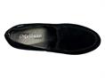 melluso k90431 nero mocassino camoscio donna