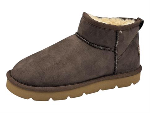 grunland po1849 marrone tronchetto  donna camoscio