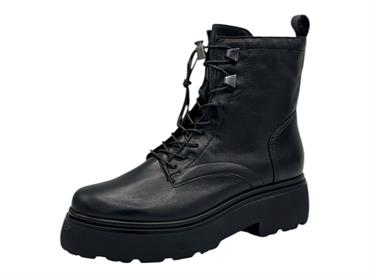 mjus l44212 nero anfibio  donna pelle carrarmato