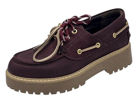 antica bottega 20 bordo scarpa barca  donna pelle