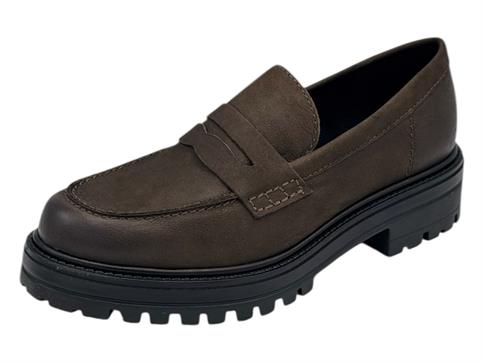 francesco brunelli 5105 cioccolato mocassino  donna