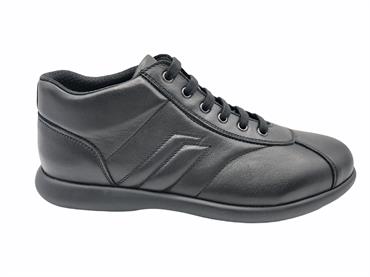 FRAU 27L4 nero polacchina uomo pelle