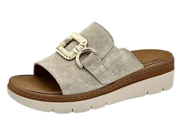 grunland ce0456 beige ciabatta donna plantare pelle