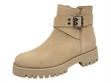 frau 56e1 beige tronchetto  donna carmato nabuk