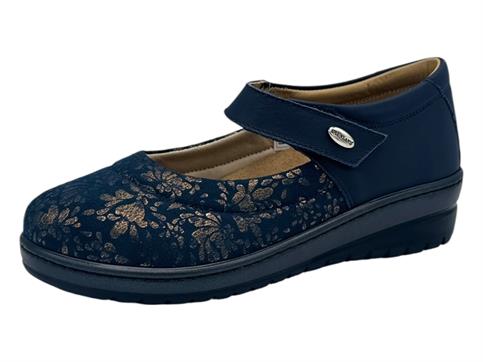 grunland sc6270 blu ballerina donna plantare