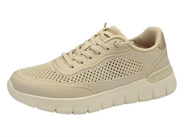 grunland sc6262 beige sneaker tessuto  donna