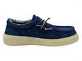 grunland sc6227 blu scarpa tessuto  uomo