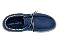 grunland sc6227 blu scarpa tessuto  uomo