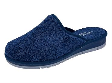 grunland ci1318 blu ciabatta spugna  donna zeppa