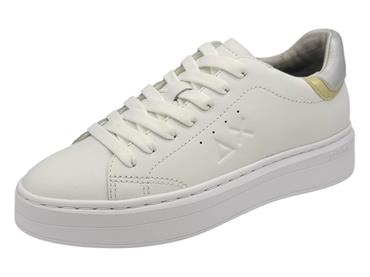 sun68 z36238 bianco sneakers pelle  donna