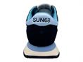sun68 z36201 blu sneaker tessuto camoscio donna