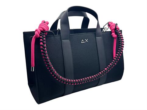 sun68 y36202 nero borsa tessuto