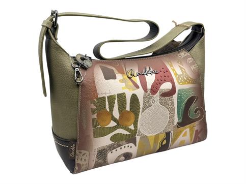 anekke 42712-390 verde borsa ecopelle