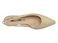 melluso d201 bianco slingback pelle donna