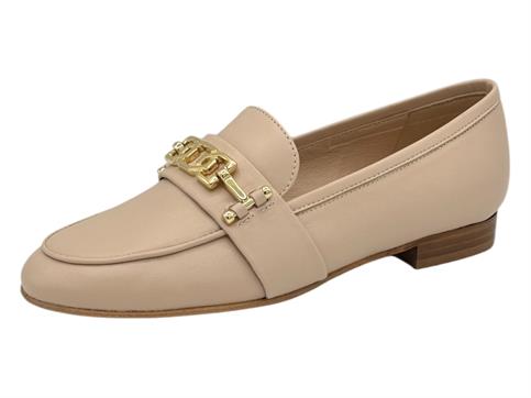 luca grossi l119m carne mocassino donna fondo cuoio