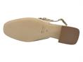 sei unica z933 beige slingback  donna pelle