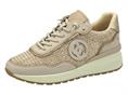 carmela 162357 beige sneakers pelle intreccita donna