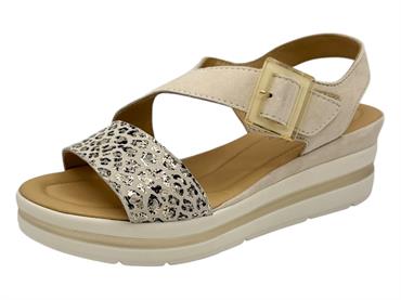 melluso 019270 crema sandalo donna pelle