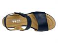 melluso 019185q navy sandalo donna pelle