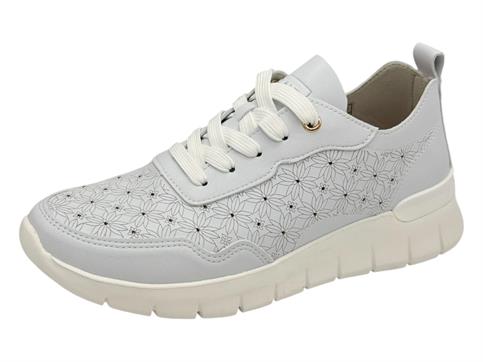 grunland sc6186 bianco sneakers pelle  donna