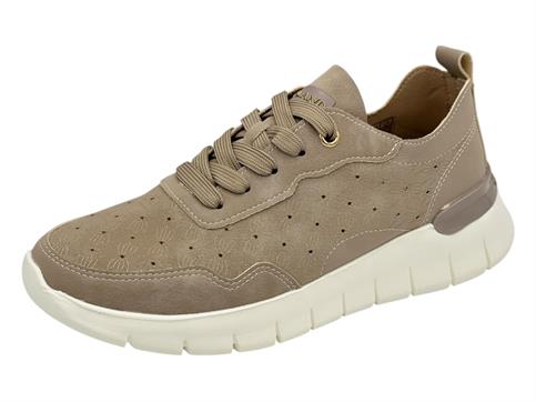 grunland sc6185 taupe sneakers pelle  donna