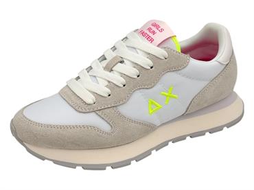 sun68 z36201 bianco sneaker tessuto  donna