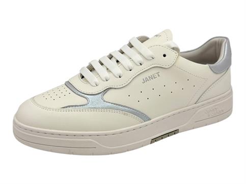 janet j581 bianco sneakers pelle donna