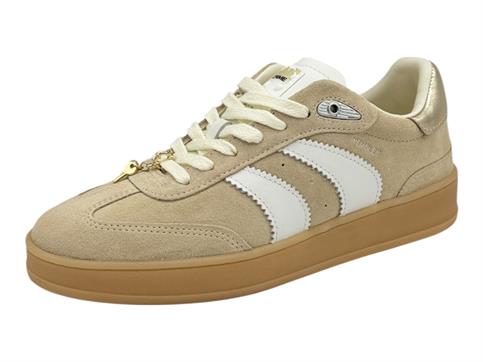 crime london 29305 beige sneakers camoscio donna