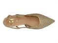 gold&gold gd397 oro slingback intrecciato donna