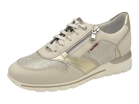 mephisto ereen bianco sneakers pelle  donna