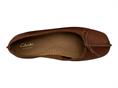 clarks freckle cuoio ballerina pelle donna