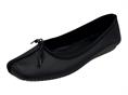 clarks freckle nero ballerina pelle donna