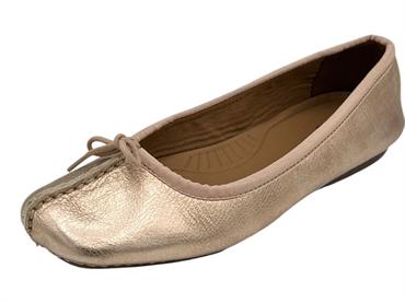 clarks freckle nude ballerina pelle donna