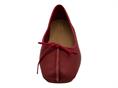 clarks freckle rosso ballerina pelle donna