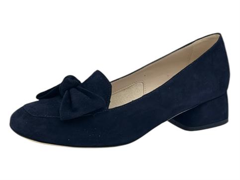 melluso m001 blu mocassino donna camoscio sfoderato