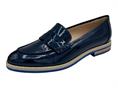 donna soft 6696 blu mocassino pelle donna