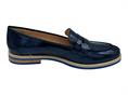 donna soft 6696 blu mocassino pelle donna