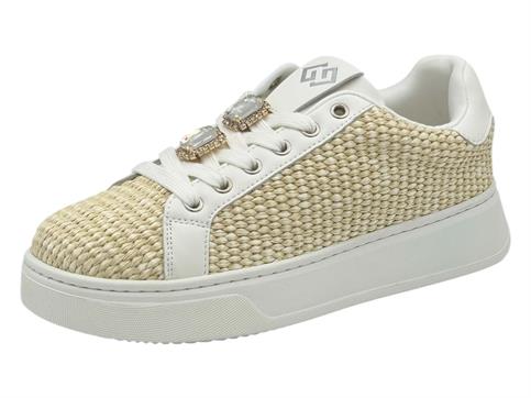 gold&gold gb960 beige sneakers ecopelle  donna
