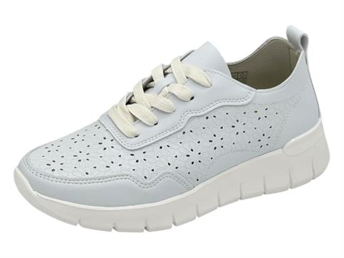 grunland sc0196 bianco sneaker tessuto donna leggere