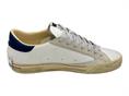 crime london 19055 bianco sneakers pelle  uomo